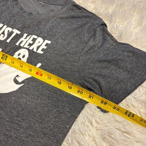Just Here For The Boos T-Shirt New - funny Halloween shirt 👻 Grey Large - Picture 5 of 9